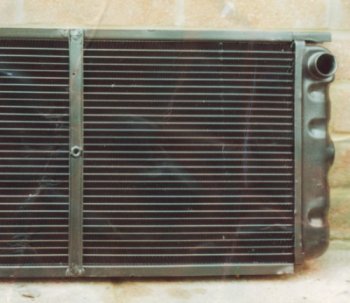 Re-cored radiator