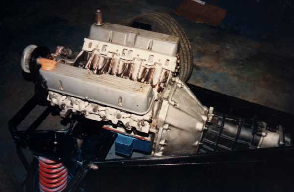Original V8 in chassis